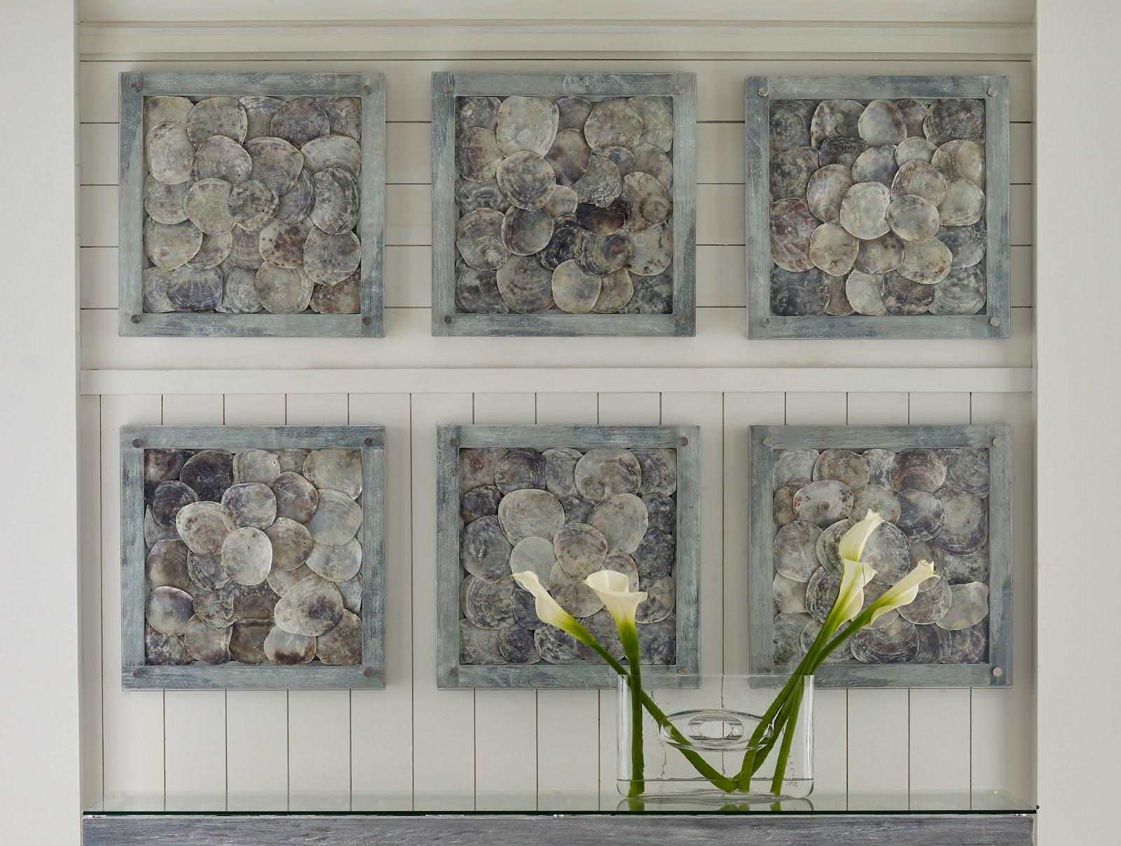 Phillips Collection Shell Wall Tile, w/Glass WALL ACCENTS