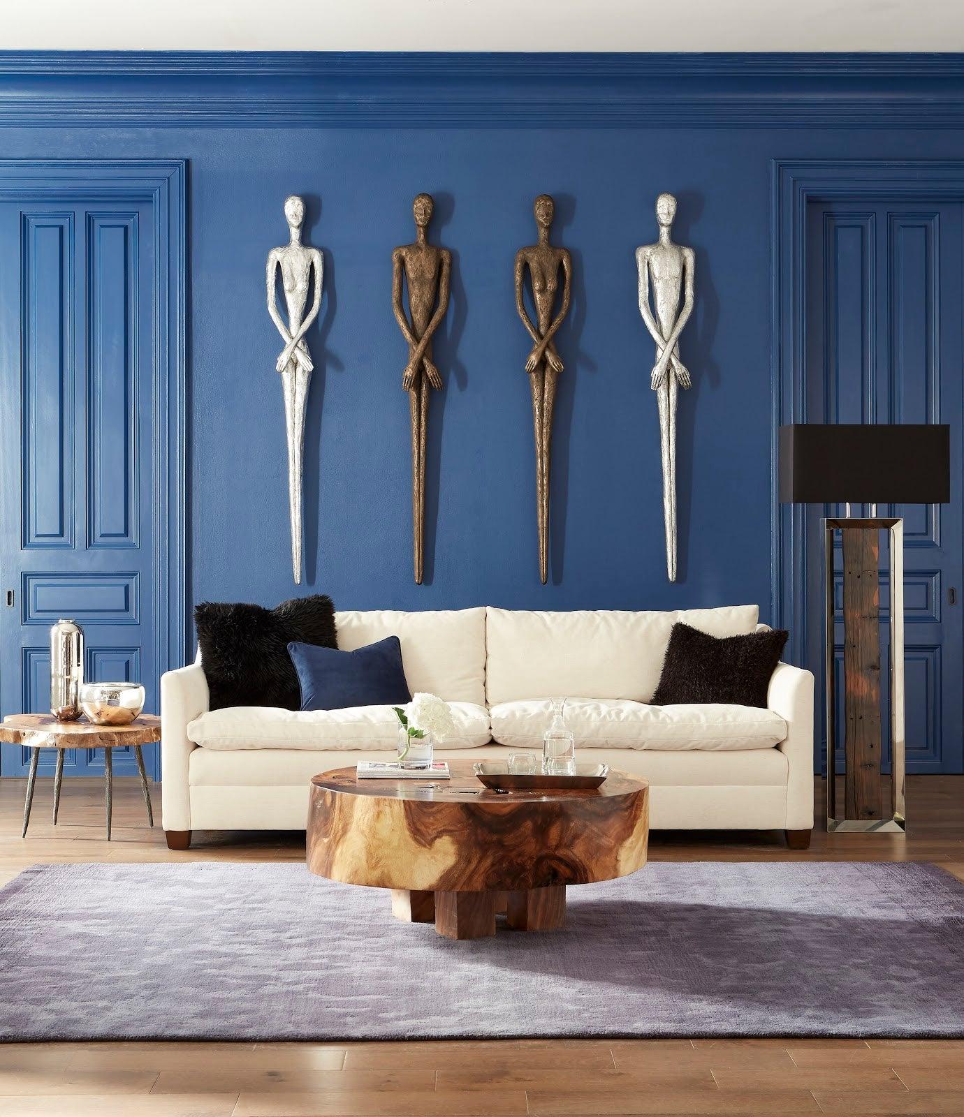 Phillips Collection Lloyd Wall Sculpture, Resin, Bronze Finish WALL ACCENTS