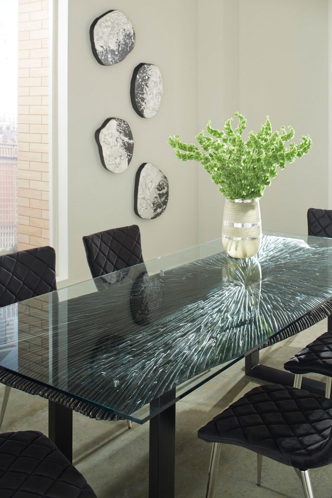 Phillips Collection Cayman Dining Chair, Black, Stainless Steel Legs - Set of 2 DINING CHAIRS
