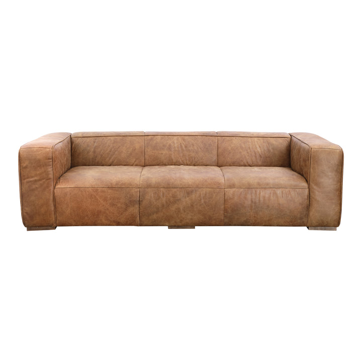 American Home Furniture | Moe's Home Collection - Bolton Sofa Open Road Brown Leather