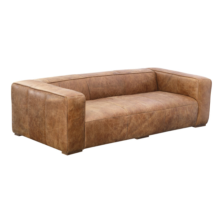 American Home Furniture | Moe's Home Collection - Bolton Sofa Open Road Brown Leather