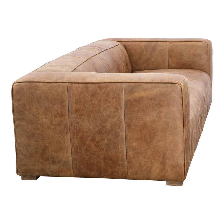 American Home Furniture | Moe's Home Collection - Bolton Sofa Open Road Brown Leather