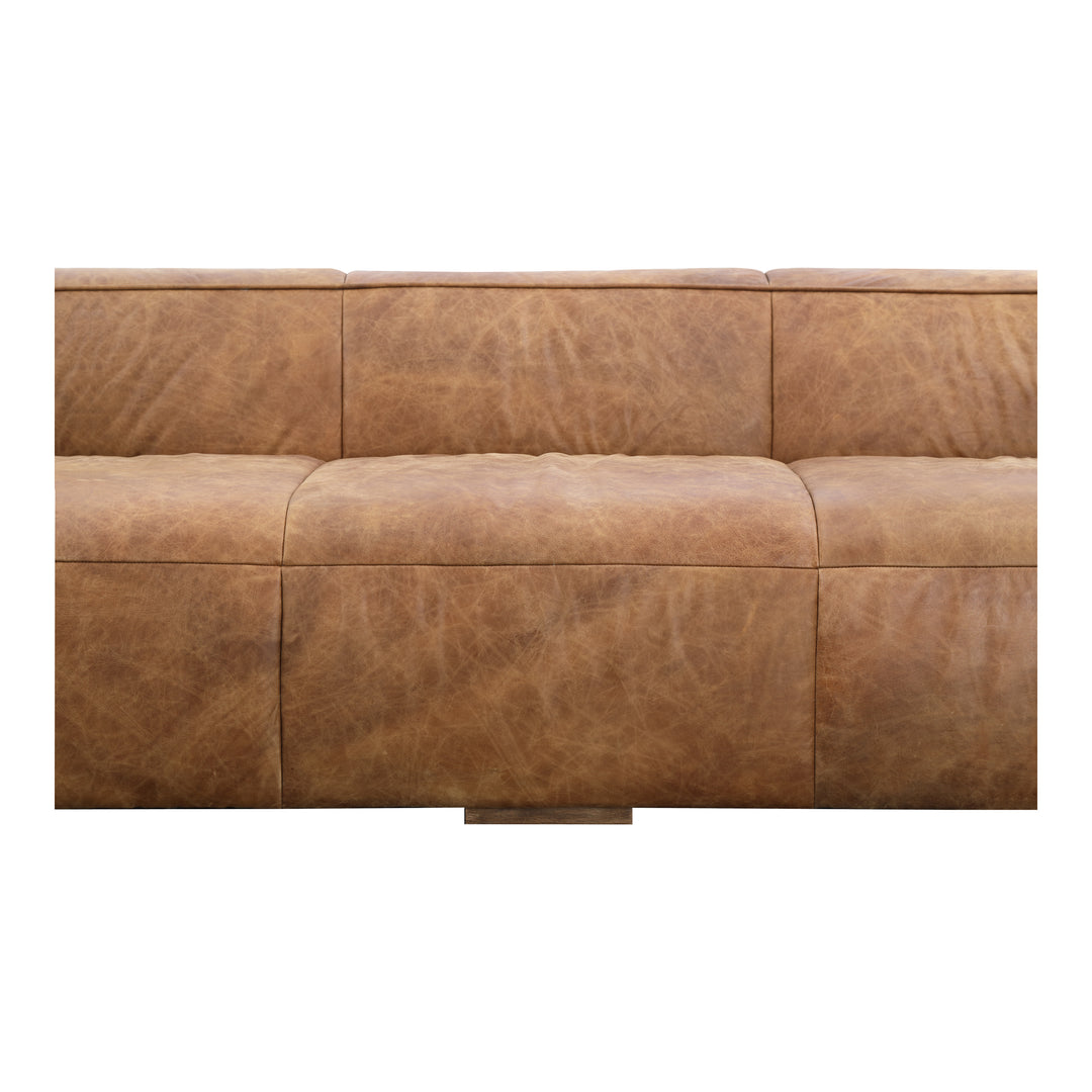 American Home Furniture | Moe's Home Collection - Bolton Sofa Open Road Brown Leather