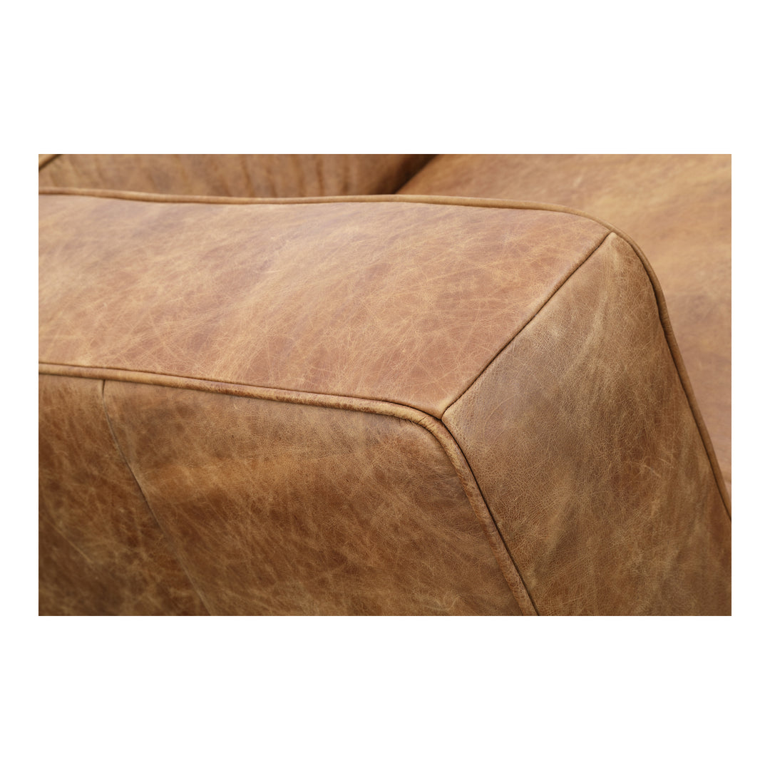 American Home Furniture | Moe's Home Collection - Bolton Sofa Open Road Brown Leather