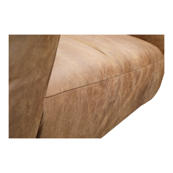 American Home Furniture | Moe's Home Collection - Bolton Sofa Open Road Brown Leather