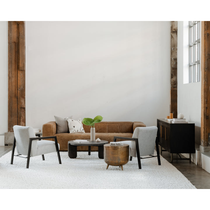 American Home Furniture | Moe's Home Collection - Bolton Sofa Open Road Brown Leather