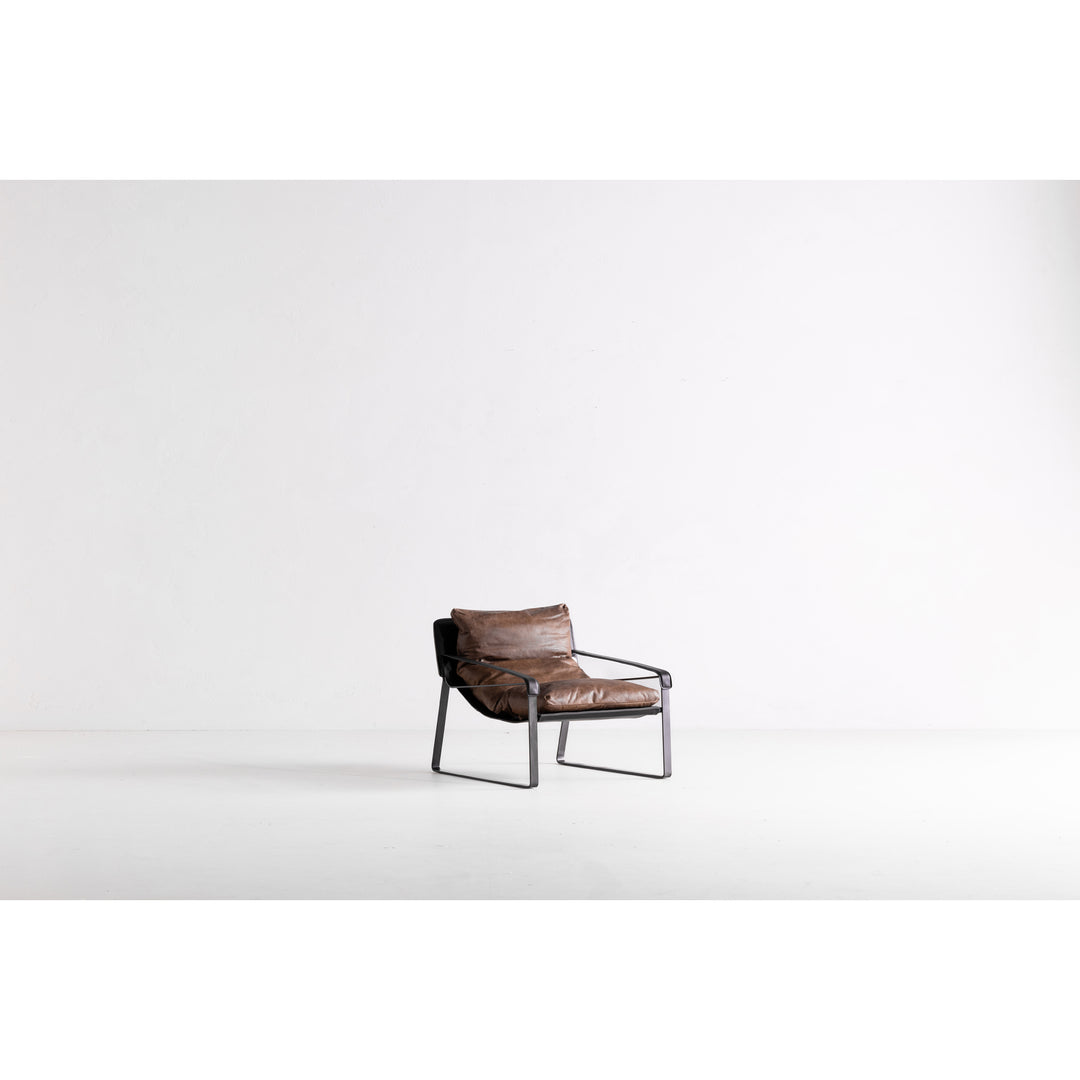 American Home Furniture | Moe's Home Collection - Connor Club Chair Open Road Brown Leather