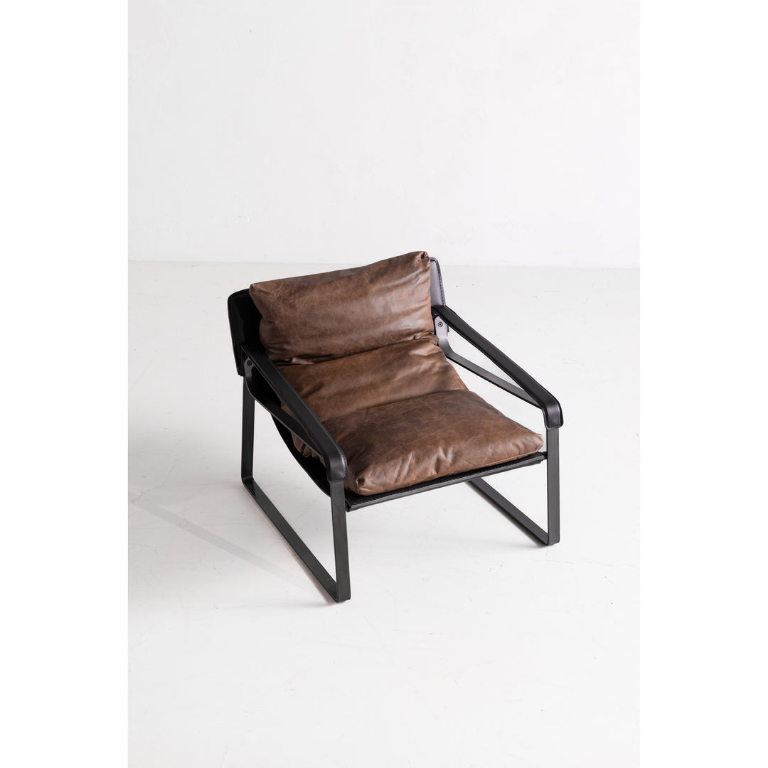 American Home Furniture | Moe's Home Collection - Connor Club Chair Open Road Brown Leather