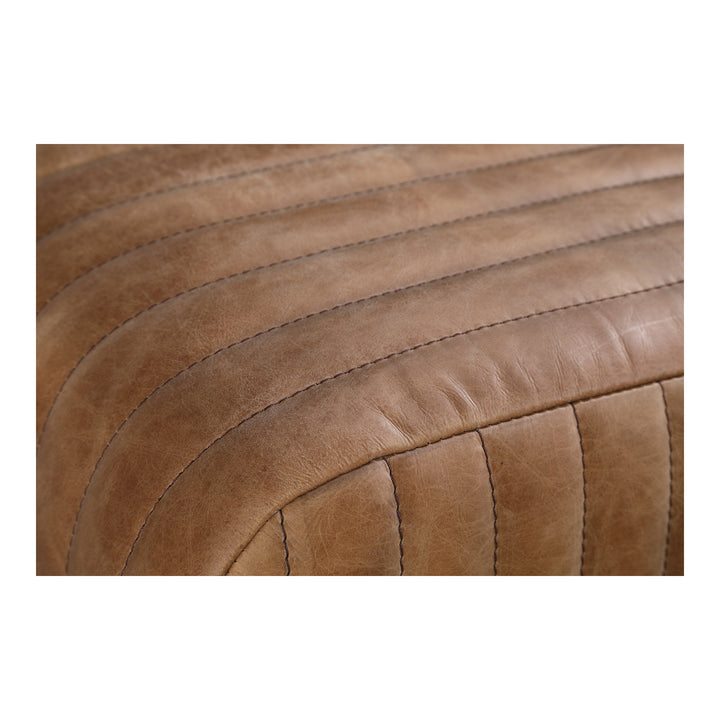 American Home Furniture | Moe's Home Collection - Endora Bench Open Road Brown Leather