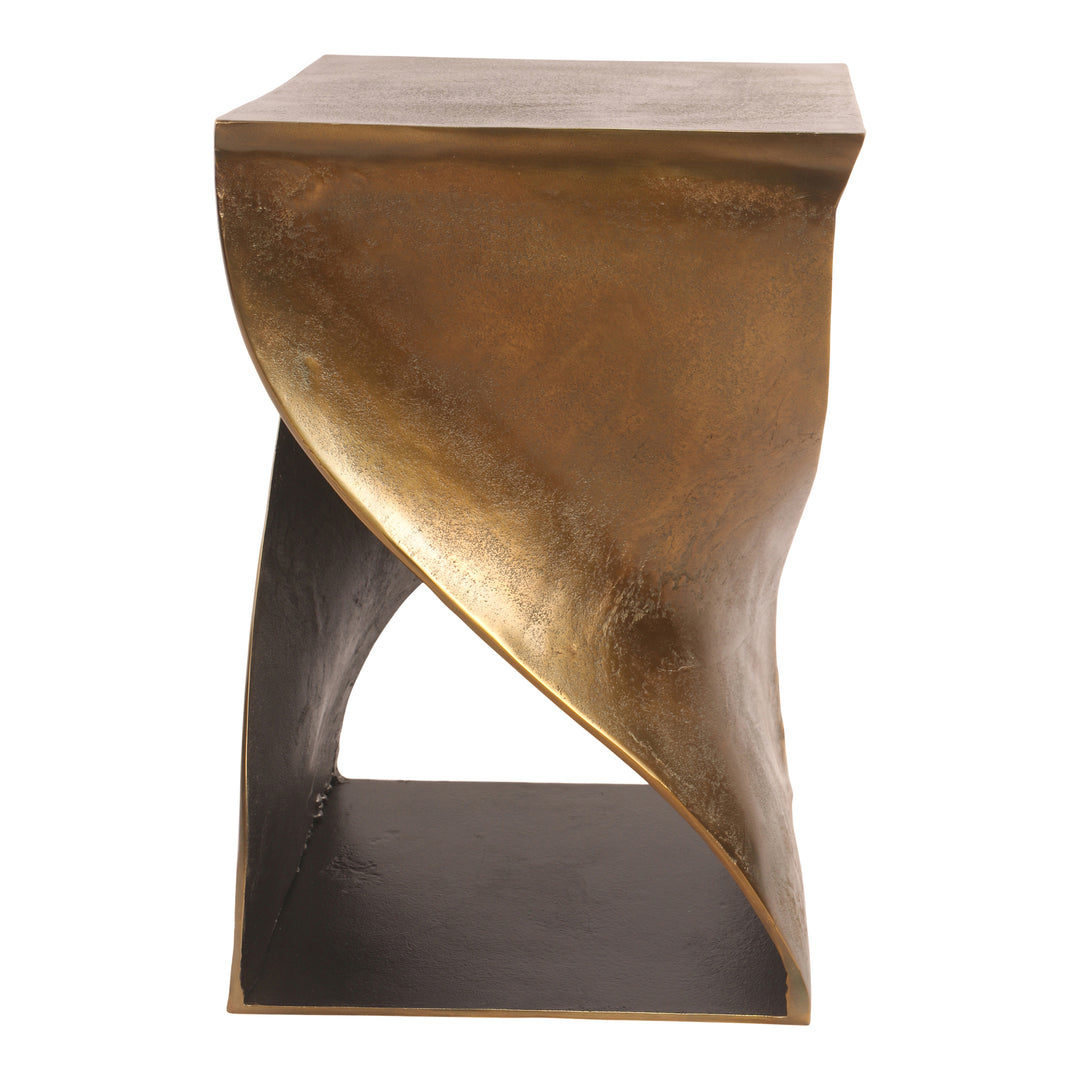 American Home Furniture | Moe's Home Collection - Twist Accent Table Brass