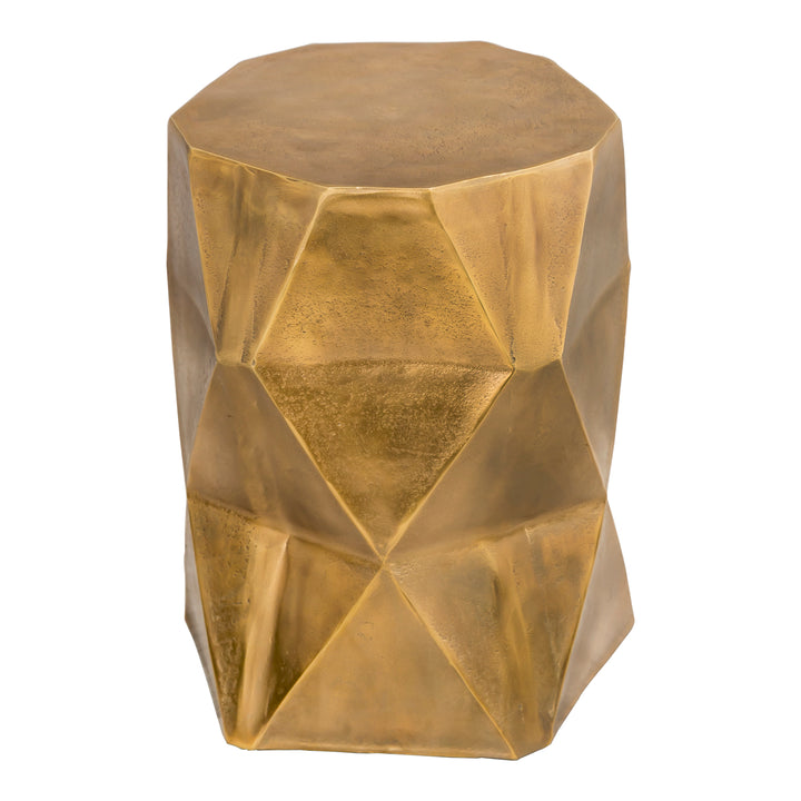 American Home Furniture | Moe's Home Collection - Quintus Accent Table Antique Brass
