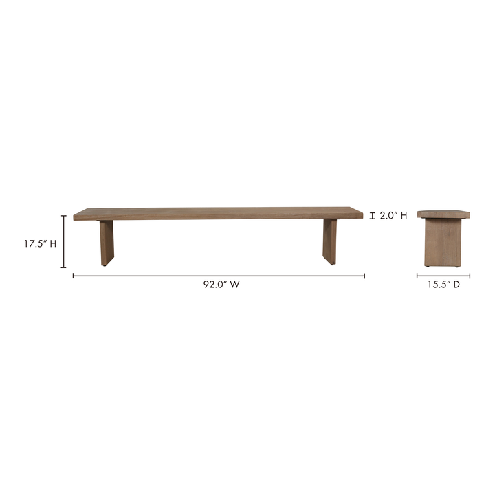 American Home Furniture | Moe's Home Collection - Koshi Bench