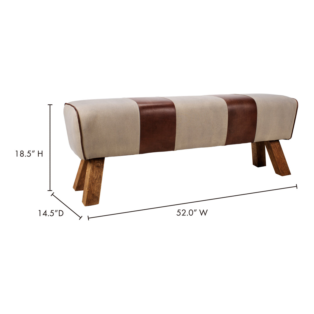 American Home Furniture | Moe's Home Collection - Pommel Bench