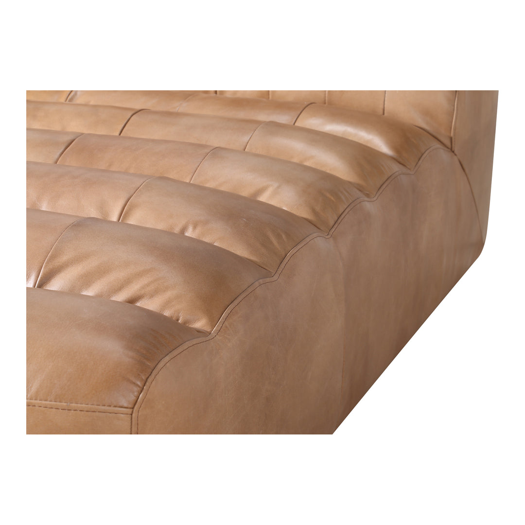 American Home Furniture | Moe's Home Collection - Ramsay Leather Chaise Tan