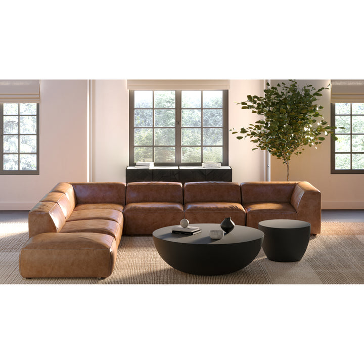 American Home Furniture | Moe's Home Collection - Luxe Slipper Chair Tan