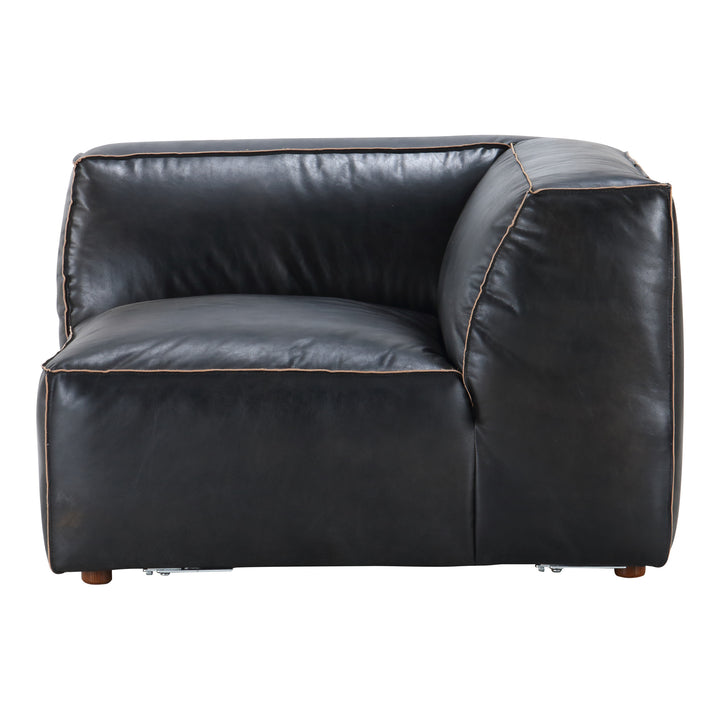 American Home Furniture | Moe's Home Collection - Luxe Corner Chair Antique Black