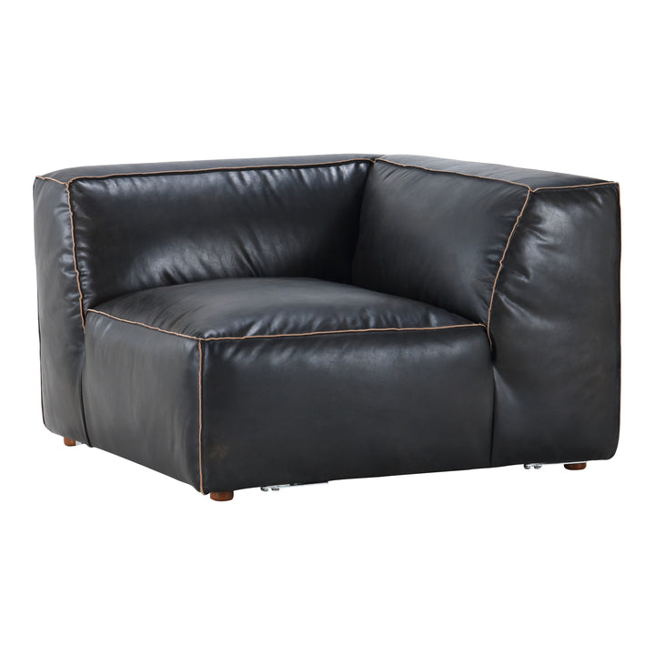 American Home Furniture | Moe's Home Collection - Luxe Corner Chair Antique Black