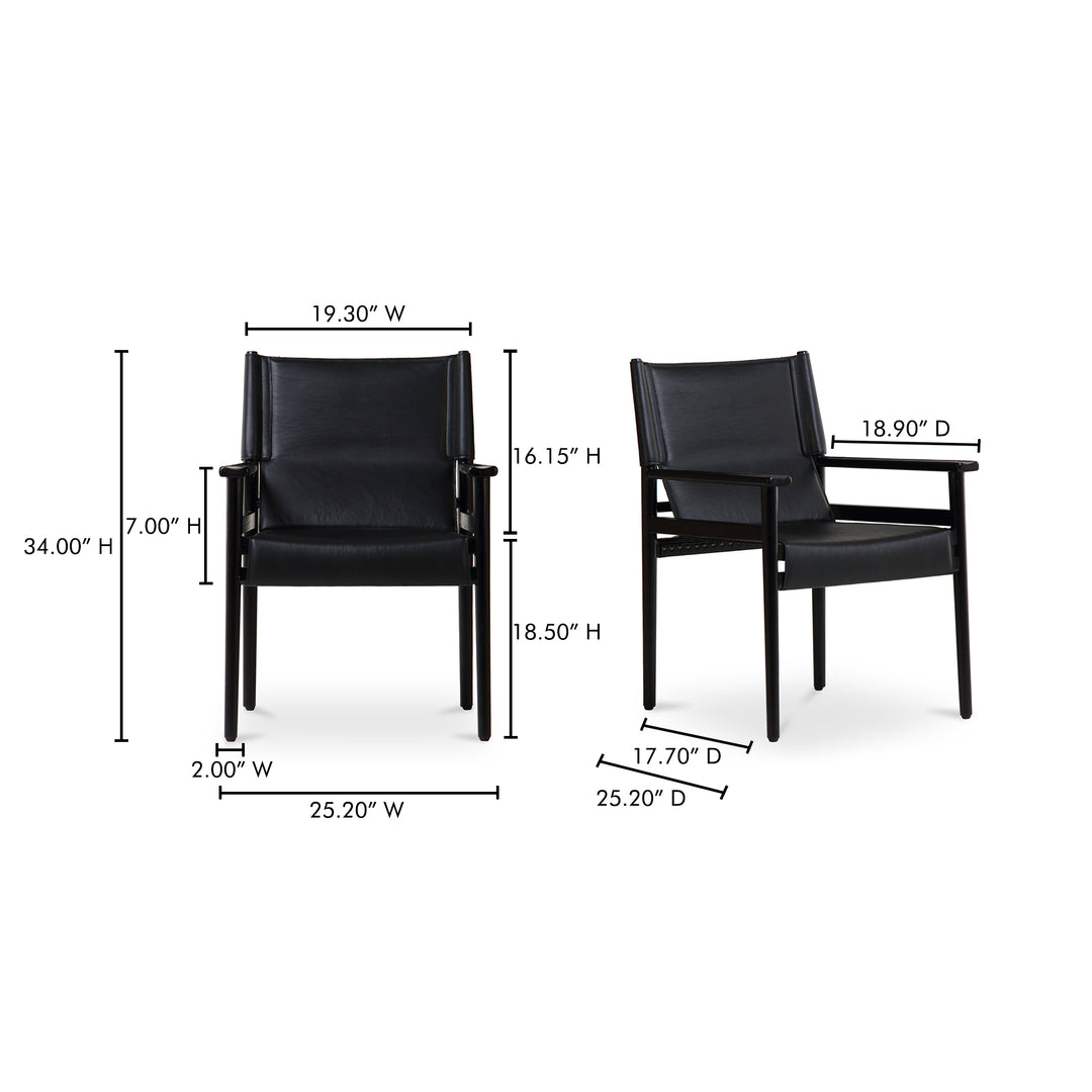 American Home Furniture | Moe's Home Collection - Remy Dining Chair Black
