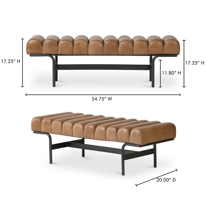 American Home Furniture | Moe's Home Collection - Harrison Bench Tan