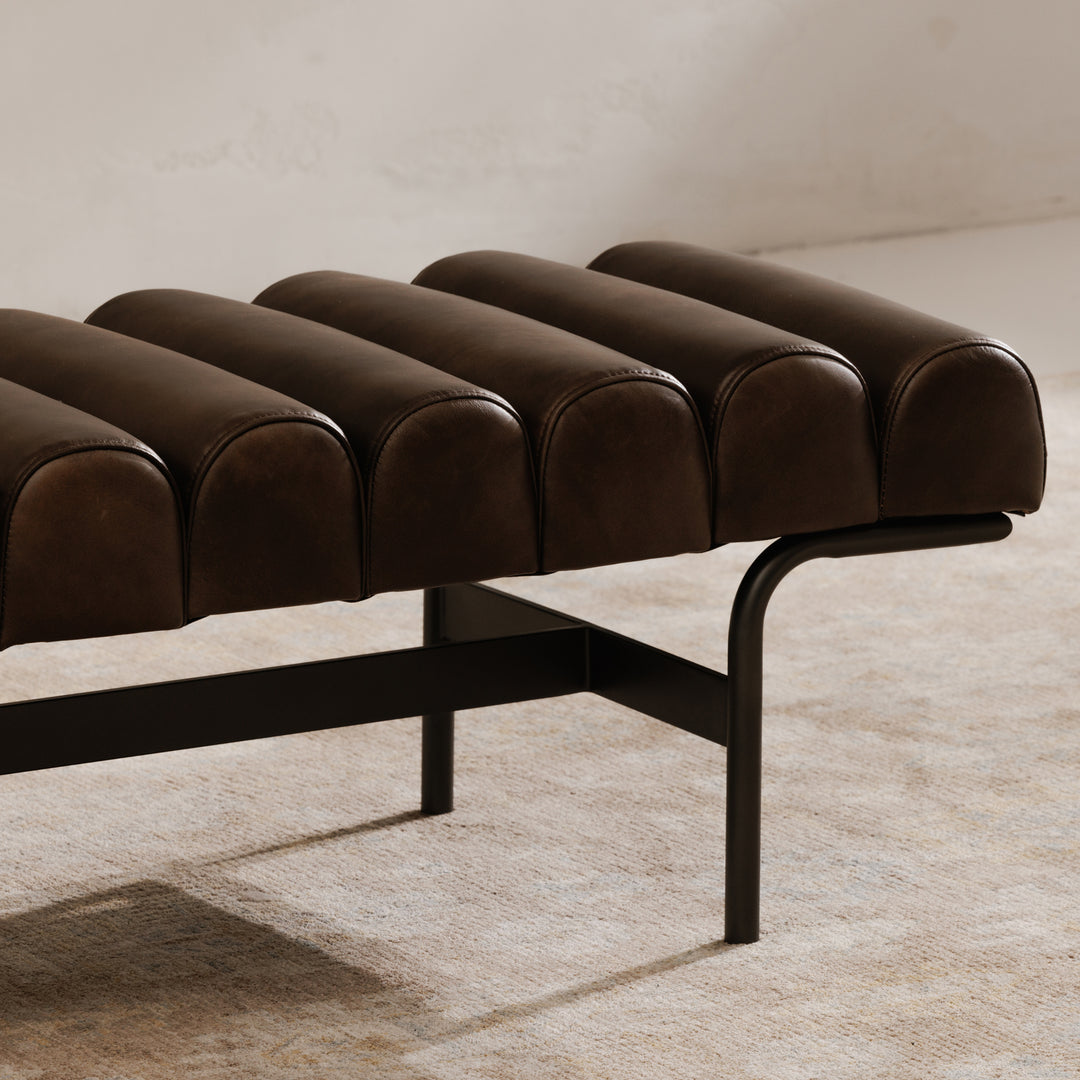 American Home Furniture | Moe's Home Collection - Harrison Bench Dark Brown