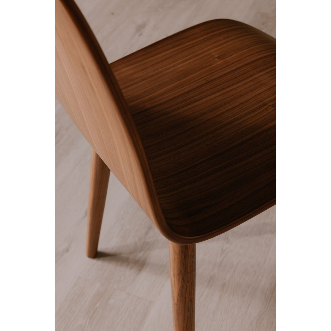 American Home Furniture | Moe's Home Collection - Lissi Dining Chair Walnut