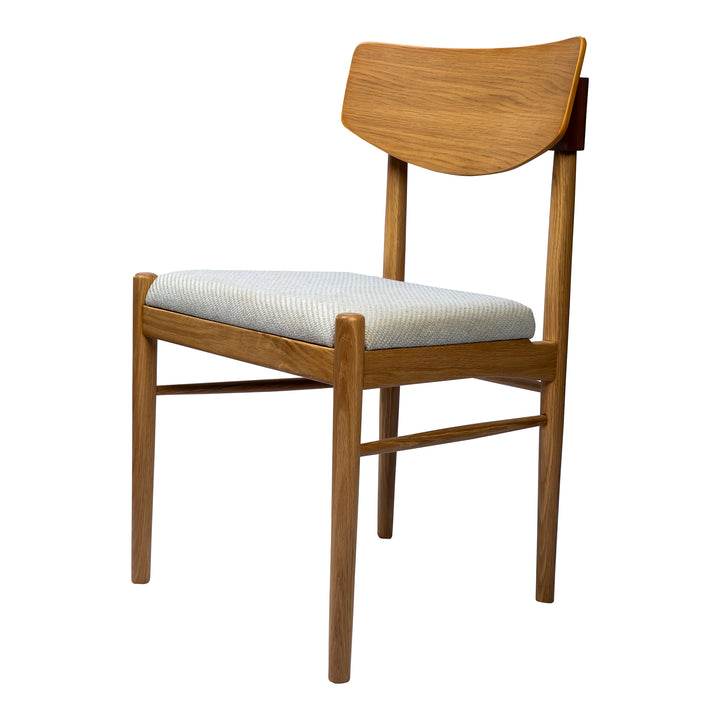 American Home Furniture | Moe's Home Collection - Poe Dining Chair Frothed Ecru