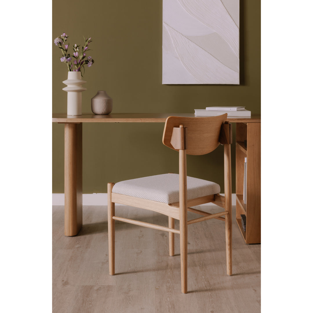 American Home Furniture | Moe's Home Collection - Poe Dining Chair Frothed Ecru