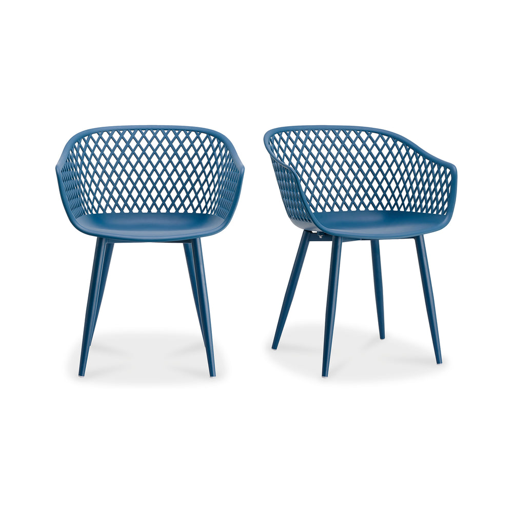 American Home Furniture | Moe's Home Collection - Piazza Outdoor Chair Blue-Set Of Two