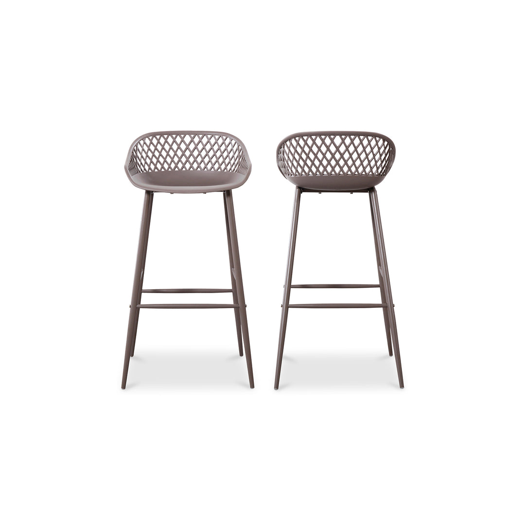American Home Furniture | Moe's Home Collection - Piazza Outdoor Barstool Grey-Set Of Two