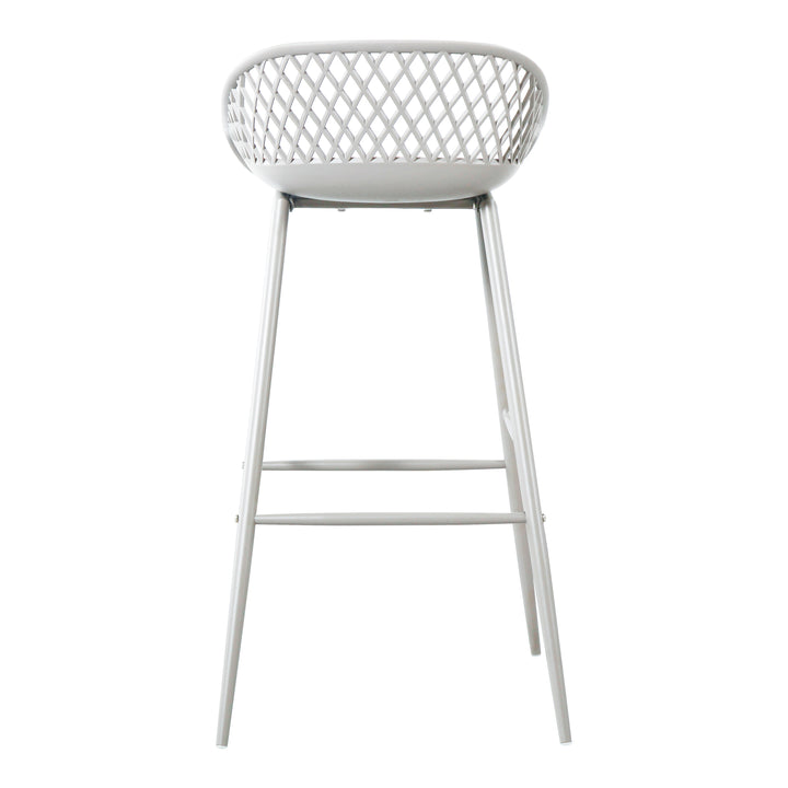 American Home Furniture | Moe's Home Collection - Piazza Outdoor Barstool White-Set Of Two