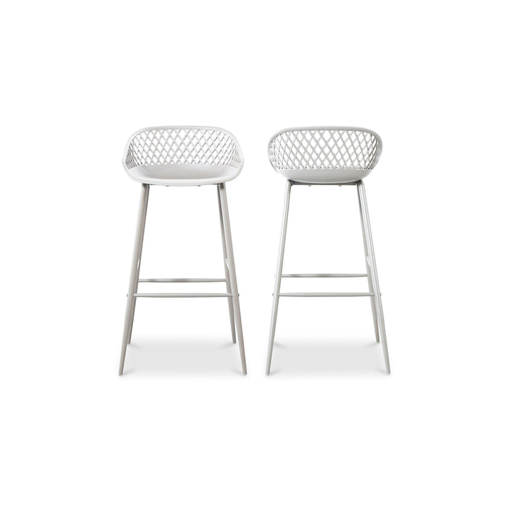 American Home Furniture | Moe's Home Collection - Piazza Outdoor Barstool White-Set Of Two