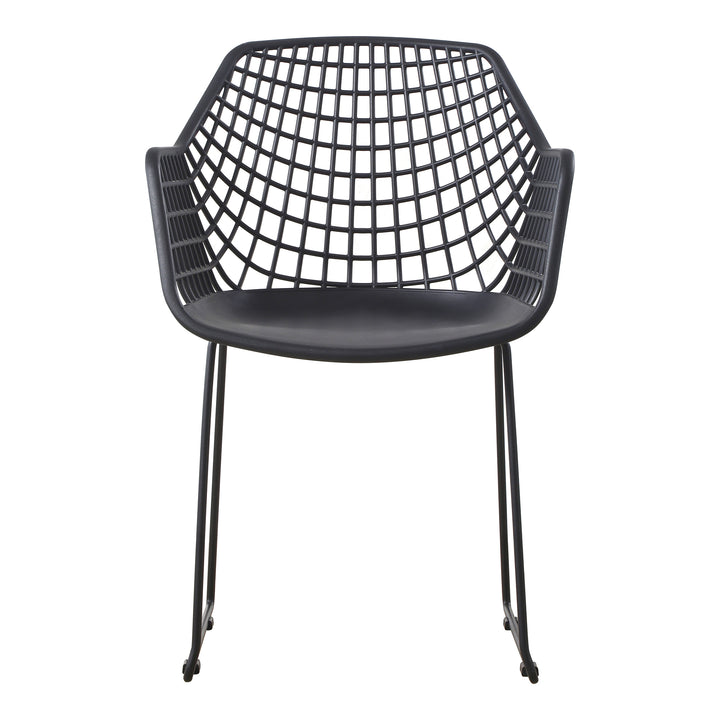 American Home Furniture | Moe's Home Collection - Honolulu Chair Black-Set Of Two