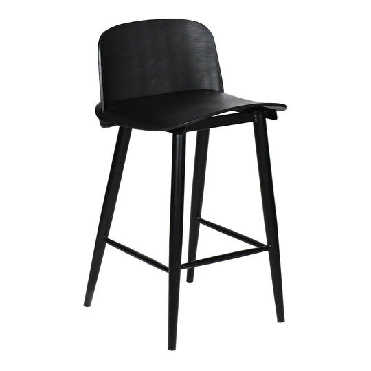 Moe's Home Collection - Looey Counter Stool Black - Set Of Two - QX-1008-02 | American Home Furniture