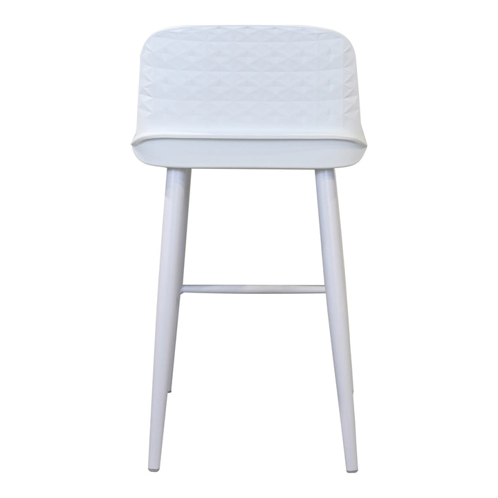 American Home Furniture | Moe's Home Collection - Looey Counter Stool White-Set Of Two
