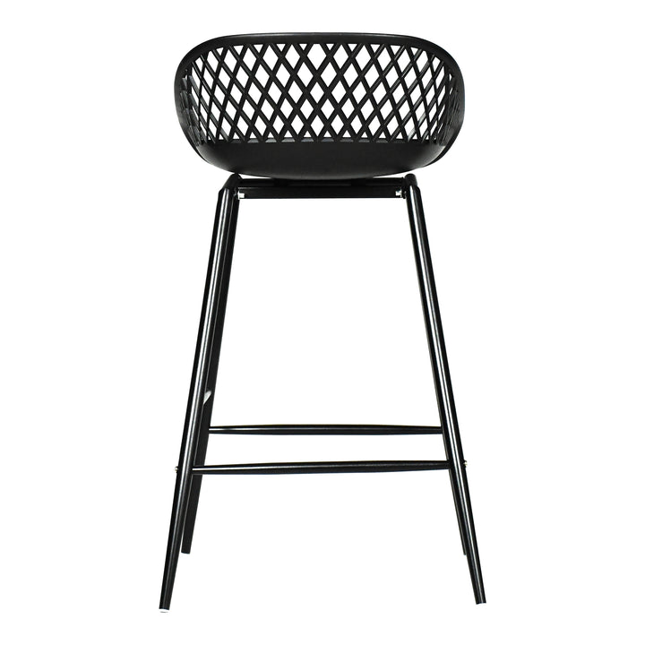 American Home Furniture | Moe's Home Collection - Piazza Outdoor Counter Stool Black-Set Of Two