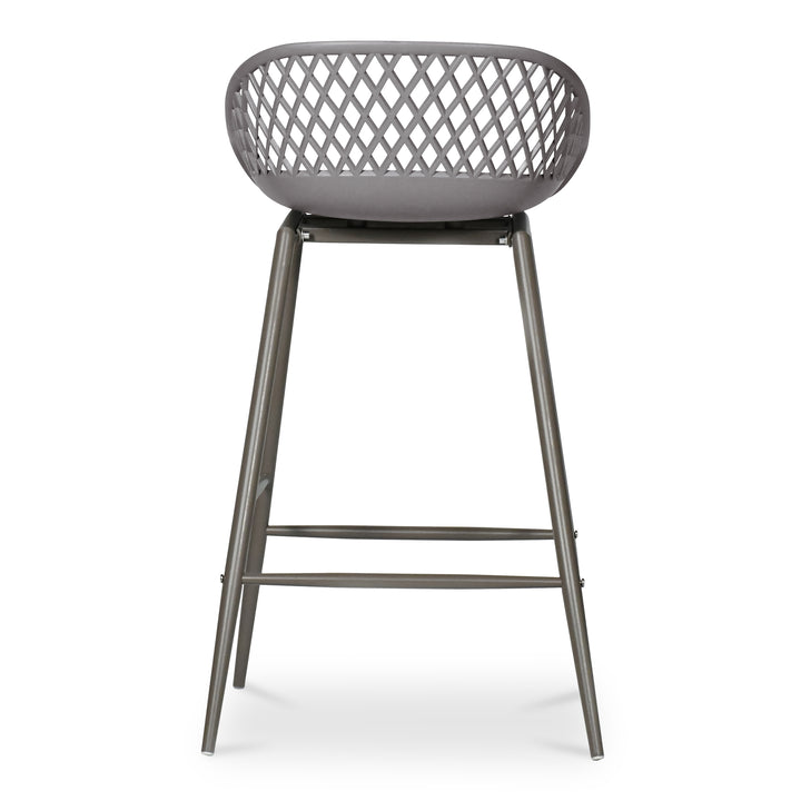 American Home Furniture | Moe's Home Collection - Piazza Outdoor Counter Stool Grey-Set Of Two