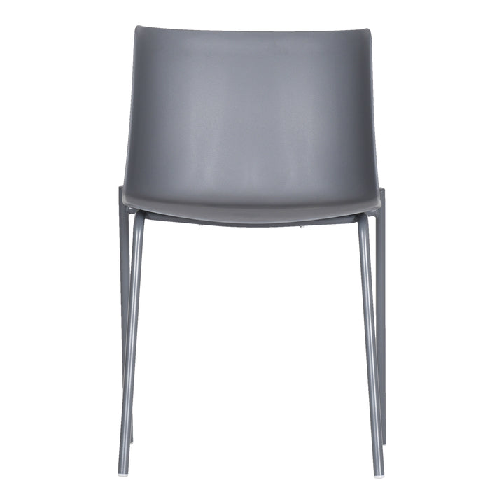 American Home Furniture | Moe's Home Collection - Silla Outdoor Dining Chair Charcoal Grey-Set Of Two