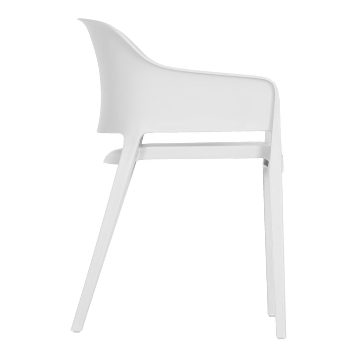 American Home Furniture | Moe's Home Collection - Faro Outdoor Dining Chair White-Set Of Two