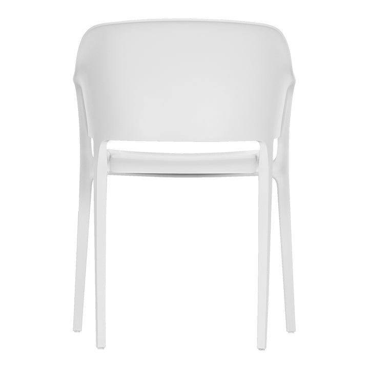 American Home Furniture | Moe's Home Collection - Faro Outdoor Dining Chair White-Set Of Two