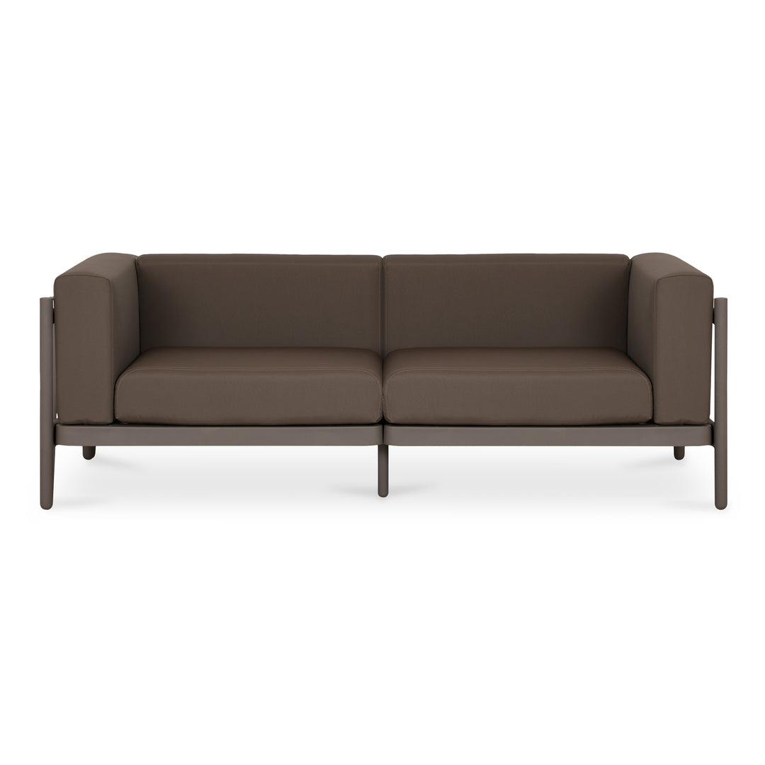 American Home Furniture | Moe's Home Collection - Suri Outdoor 2-Seat Sofa Taupe