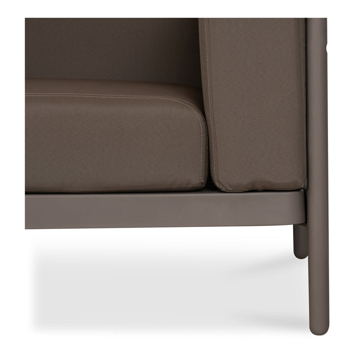 American Home Furniture | Moe's Home Collection - Suri Outdoor 2-Seat Sofa Taupe