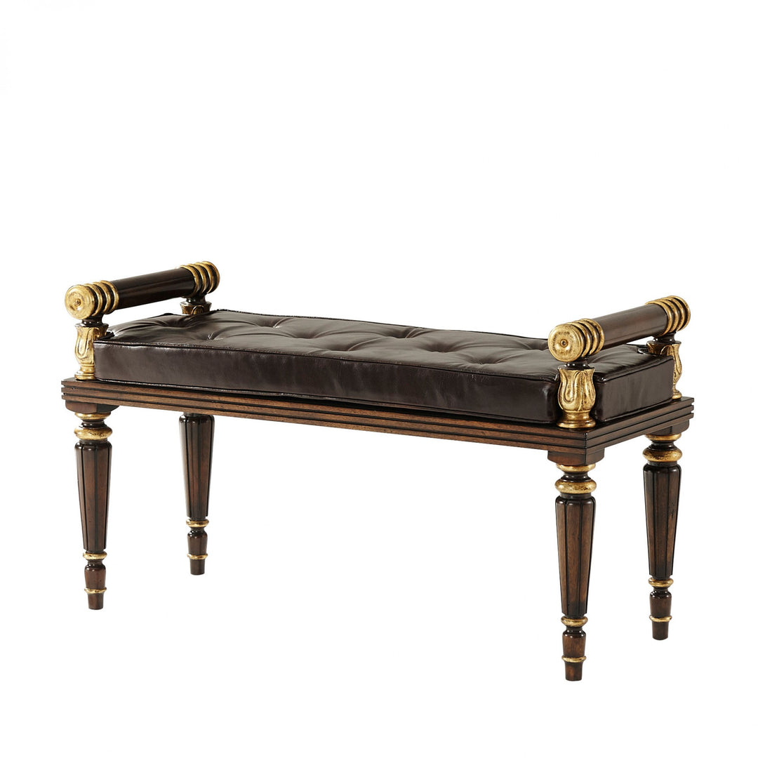 The Hall Bench - Theodore Alexander - AmericanHomeFurniture