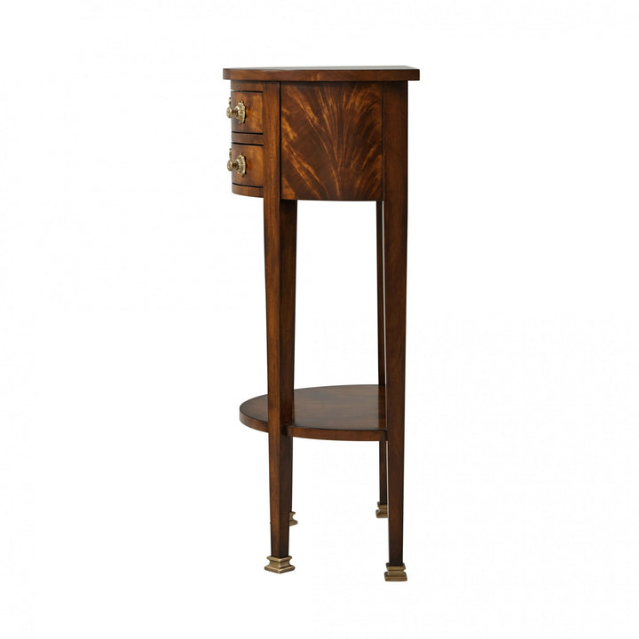 Demi Lune Accent Console Table - Theodore Alexander - AmericanHomeFurniture