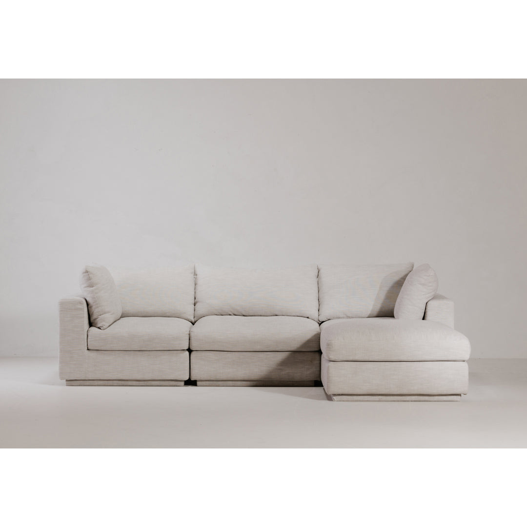 American Home Furniture | Moe's Home Collection - Justin Lounge Modular Sectional Taupe