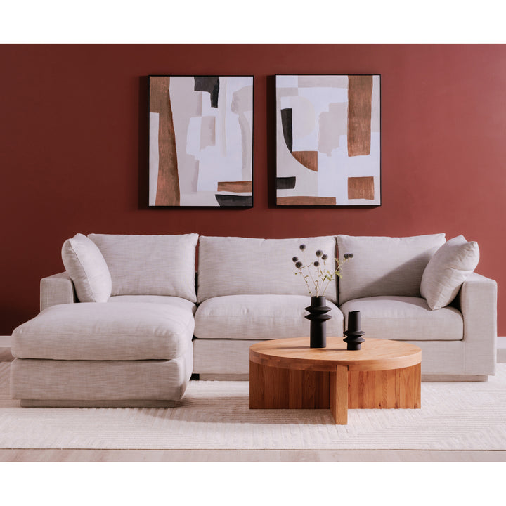 American Home Furniture | Moe's Home Collection - Justin Lounge Modular Sectional Taupe