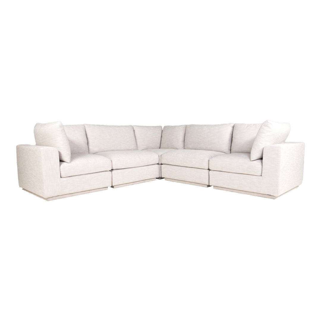 American Home Furniture | Moe's Home Collection - Justin Classic L Modular Sectional Taupe