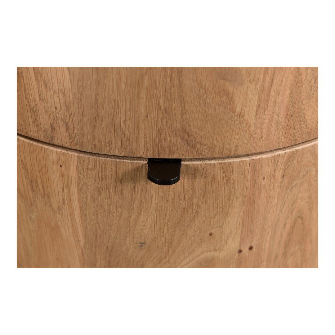 American Home Furniture | Moe's Home Collection - Theo Two Drawer Nightstand Natural