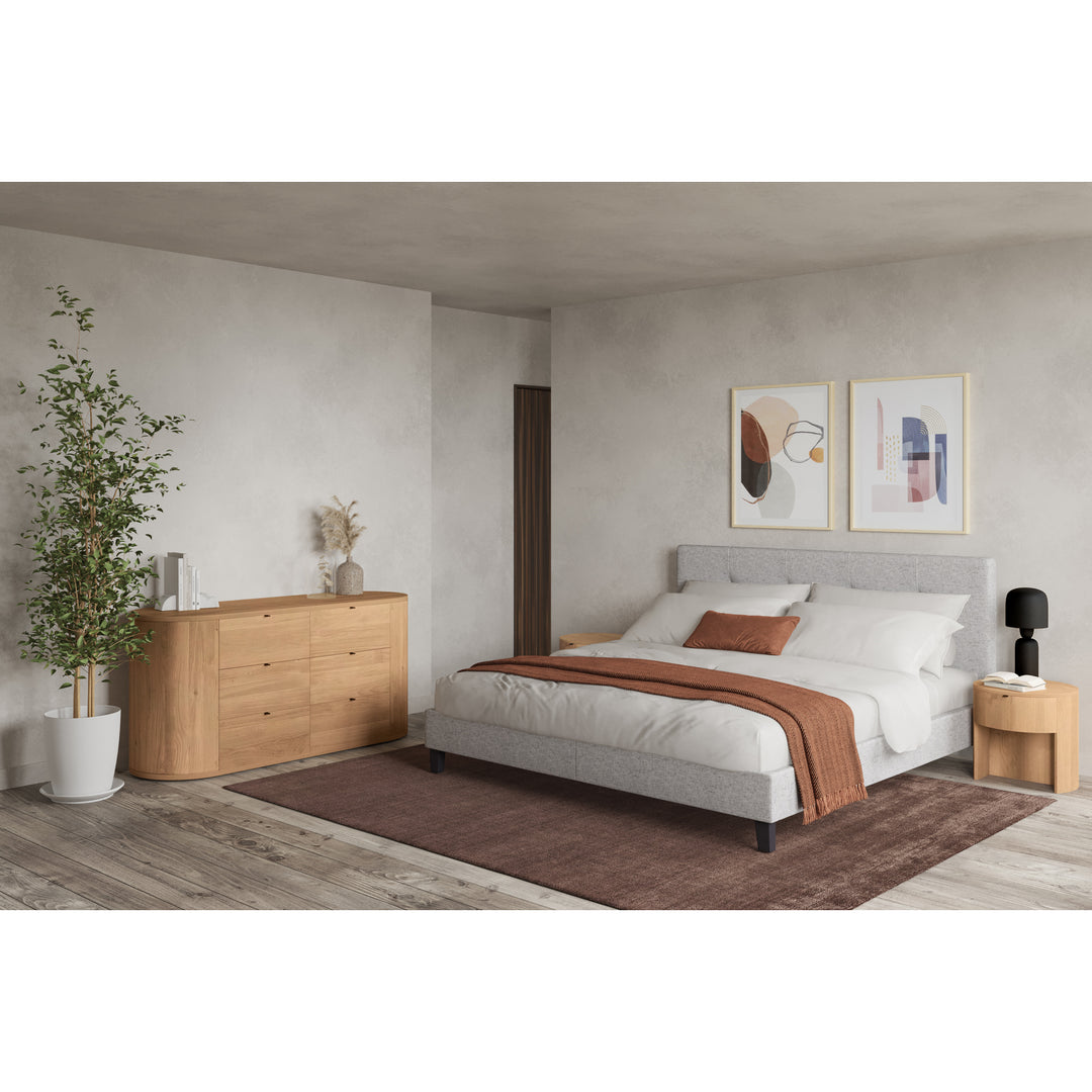 American Home Furniture | Moe's Home Collection - Theo 6 Drawer Dresser Natural