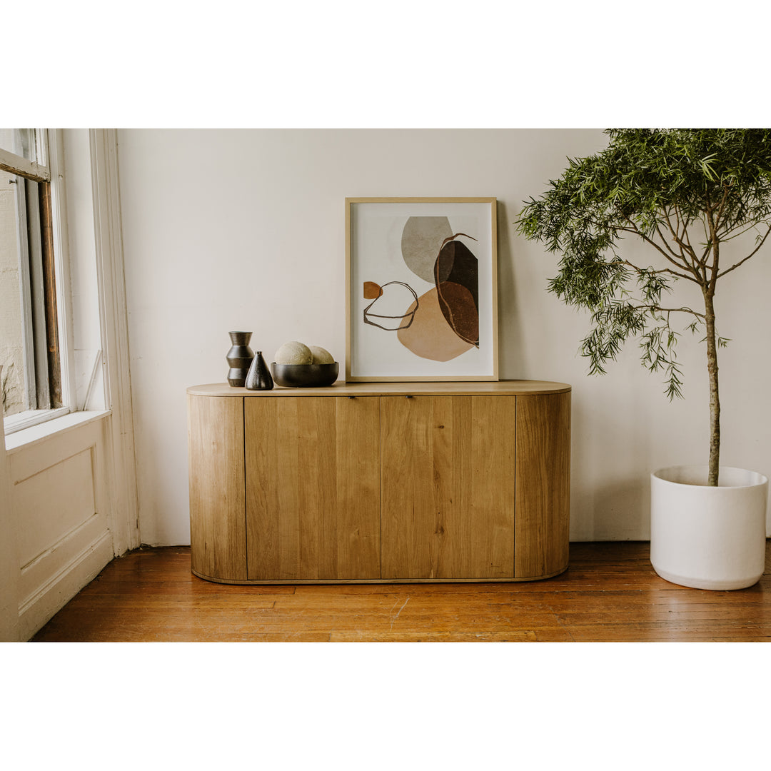 American Home Furniture | Moe's Home Collection - Theo 2 Door Sideboard Natural