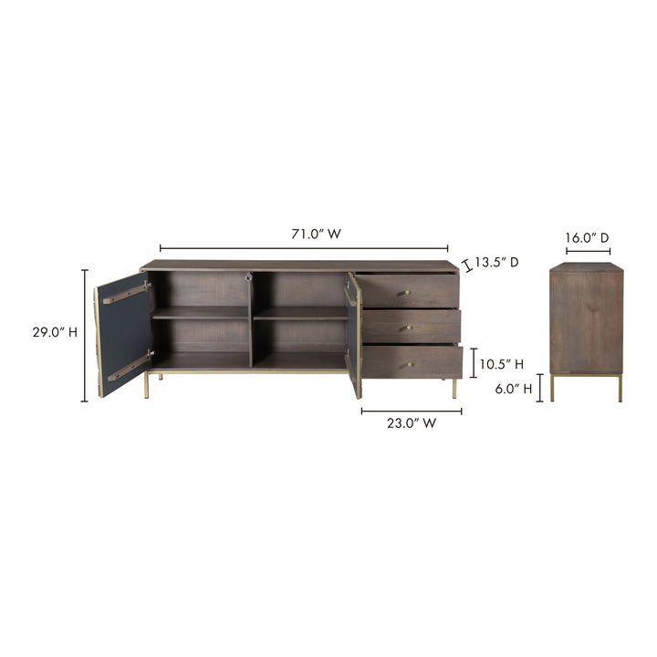 American Home Furniture | Moe's Home Collection - Corolla Sideboard